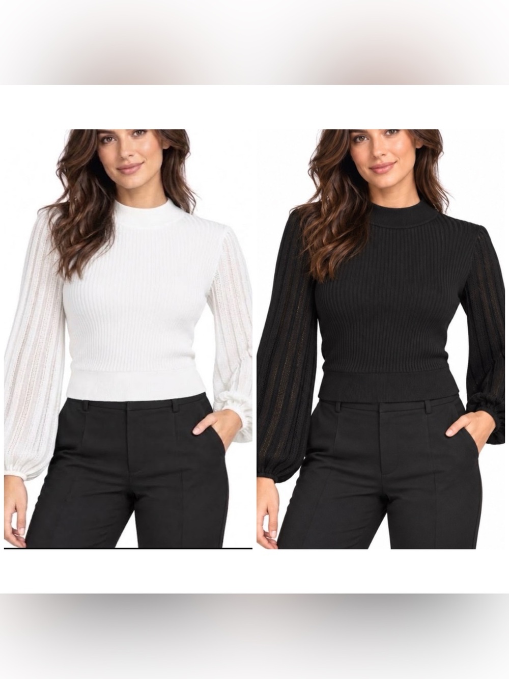 2 x Express Tops White & Black!
